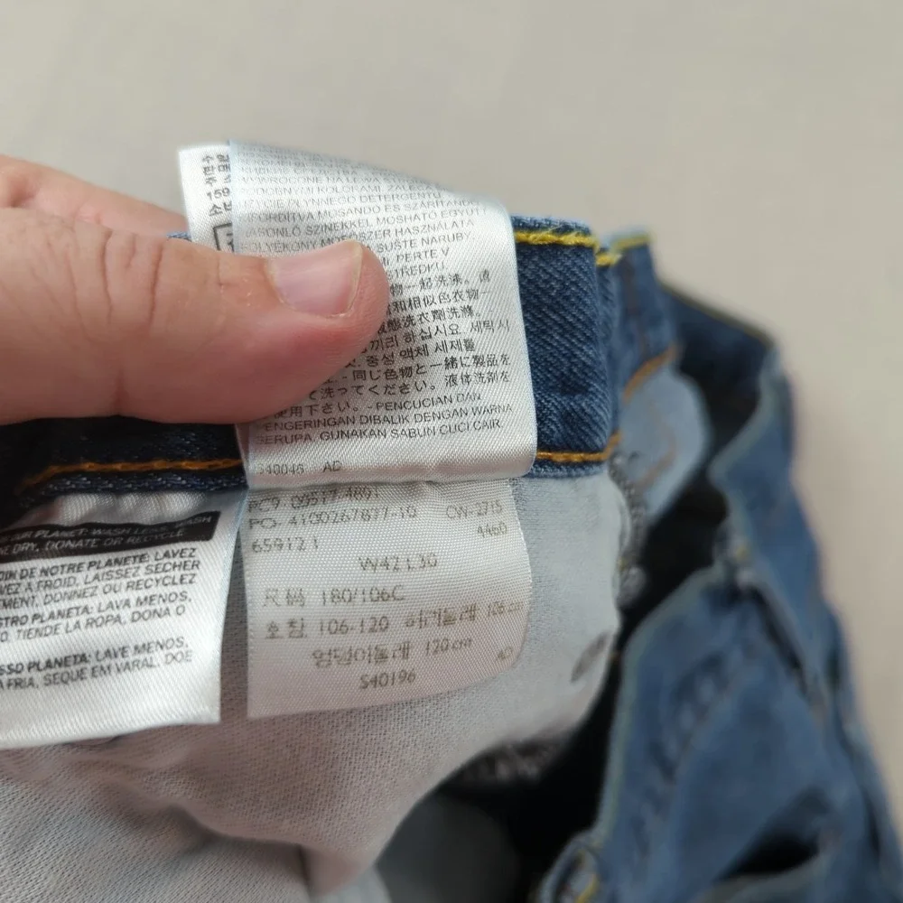 Levis Jeans Mens 42x30 Blue 517‎ Boot Cut Western Cowboy Casual American Classic